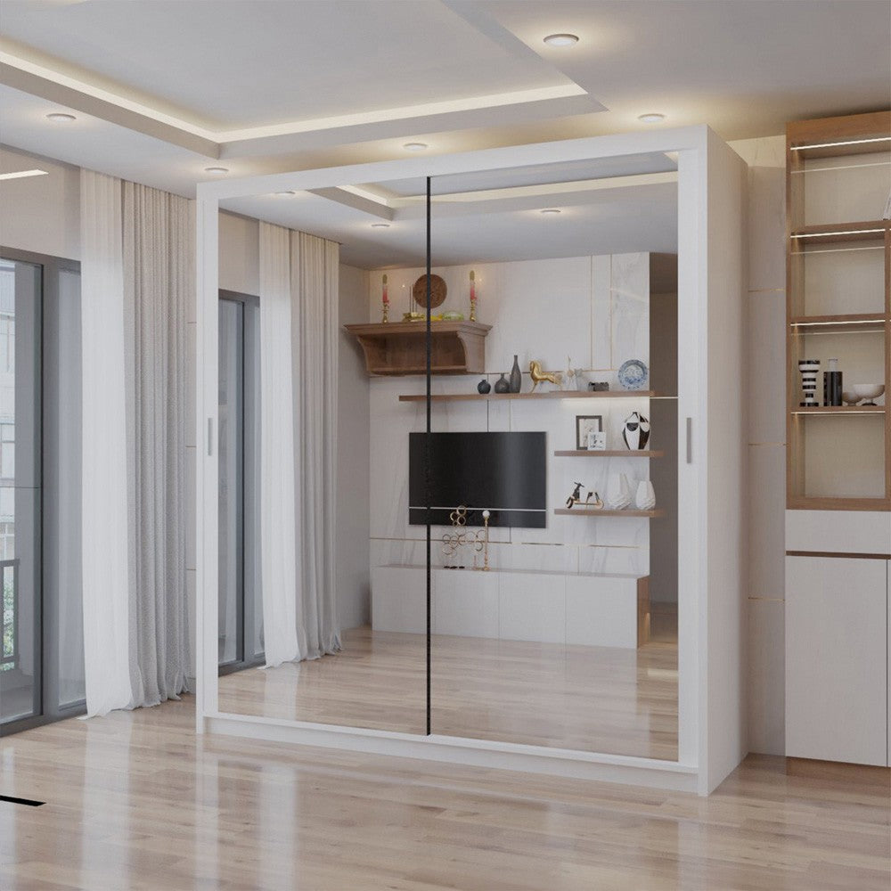 Chicago 180cm 2 Door Sliding Wardrobe