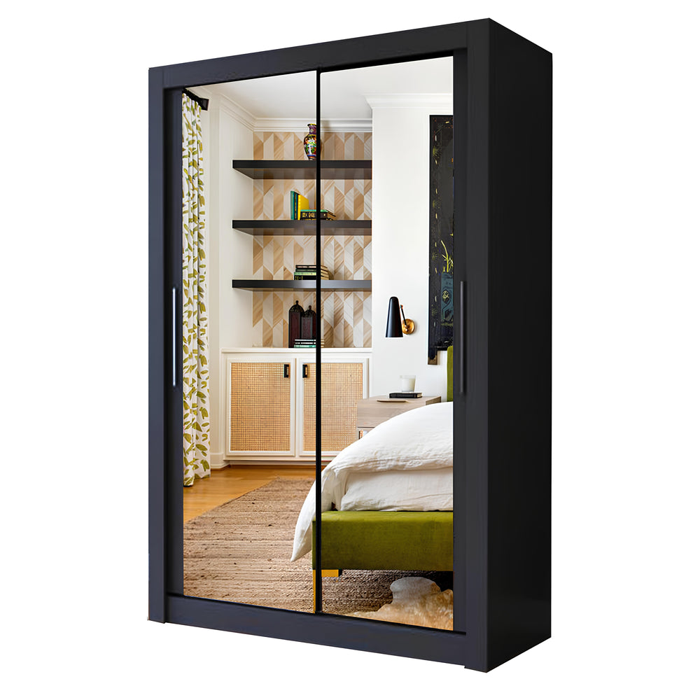 Milan 100cm Sliding Door Wardrobe