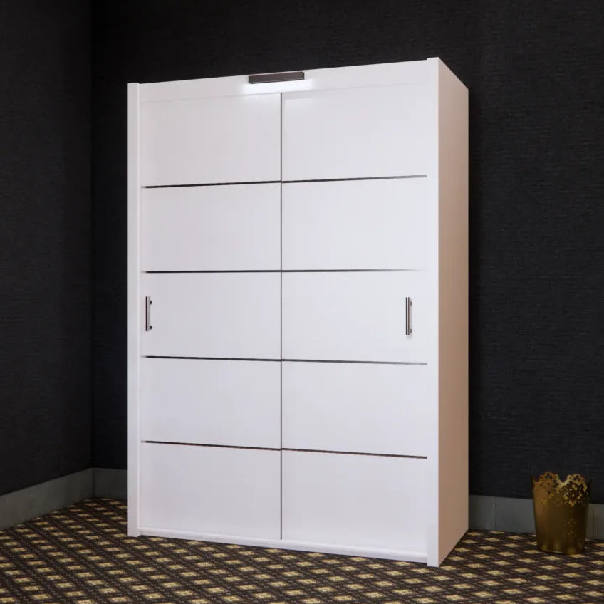 Arte 150cm 2 Door Without Mirror Sliding Wardrobe
