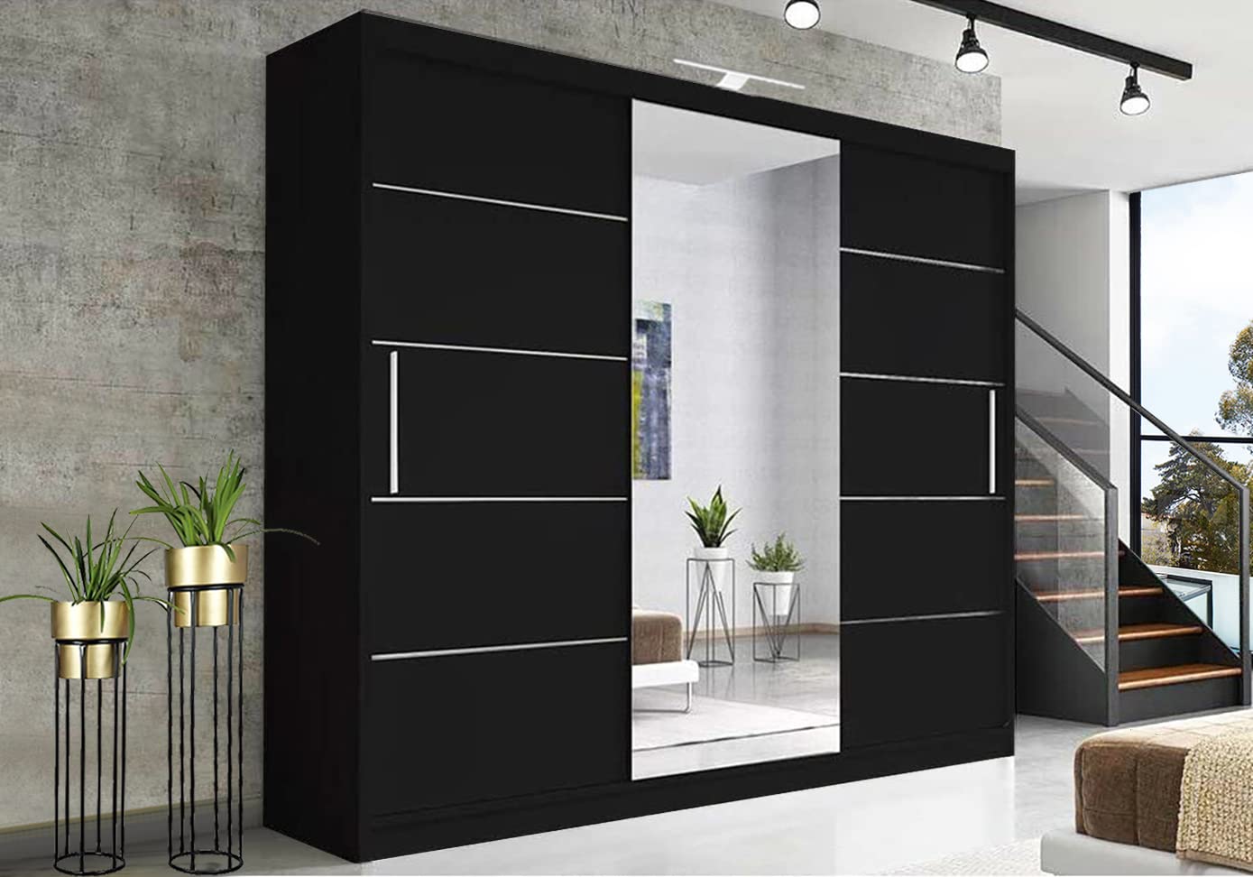 Road 250cm Sliding Wardrobe
