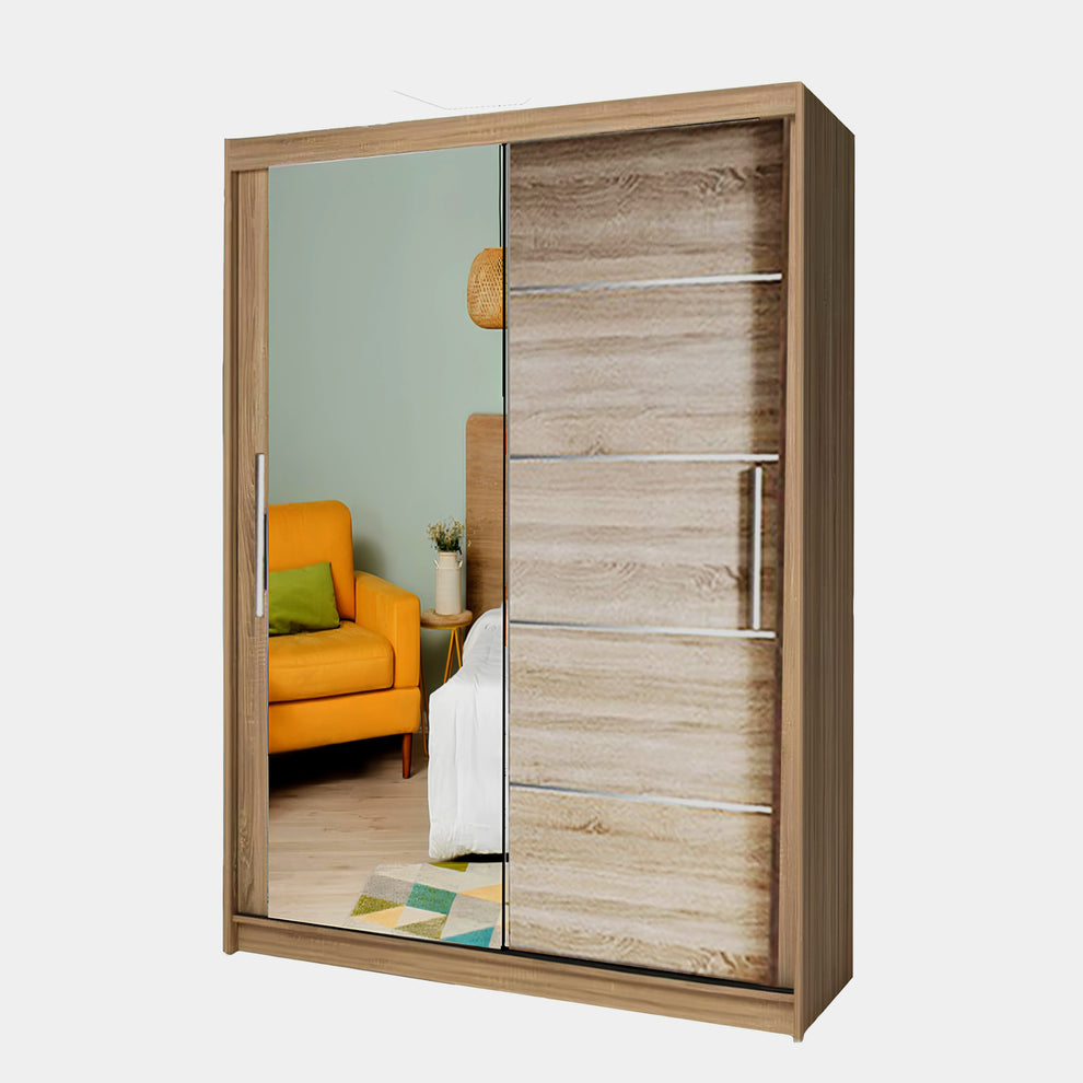 Lyon 120cm Sliding Door Wardrobe