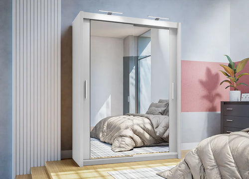 Paris Mirrored 150cm Sliding Wardrobe